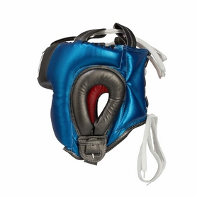 Шлем тренировочный Title Boxeo Money Metallic Training Headgear, красно-синий (FP-BAHGT2) - Фото №3