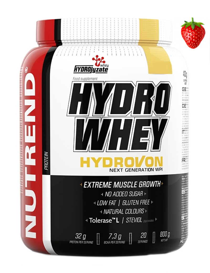 

Протеин Nutrend Hydro Whey - клубника, 800 г (NUT-1909)