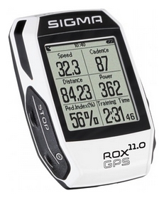 Велокомпьютер Sigma Sport Rox 11.0 GPS Set, белый (SD01009) - Фото №2