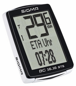 Велокомпьютер Sigma Sport BC 16.16 STS CAD (SD01618) - Фото №3