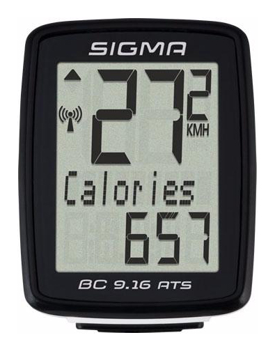 

Велокомпьютер Sigma Sport BC 9.16 ATS (SD09162), Черный