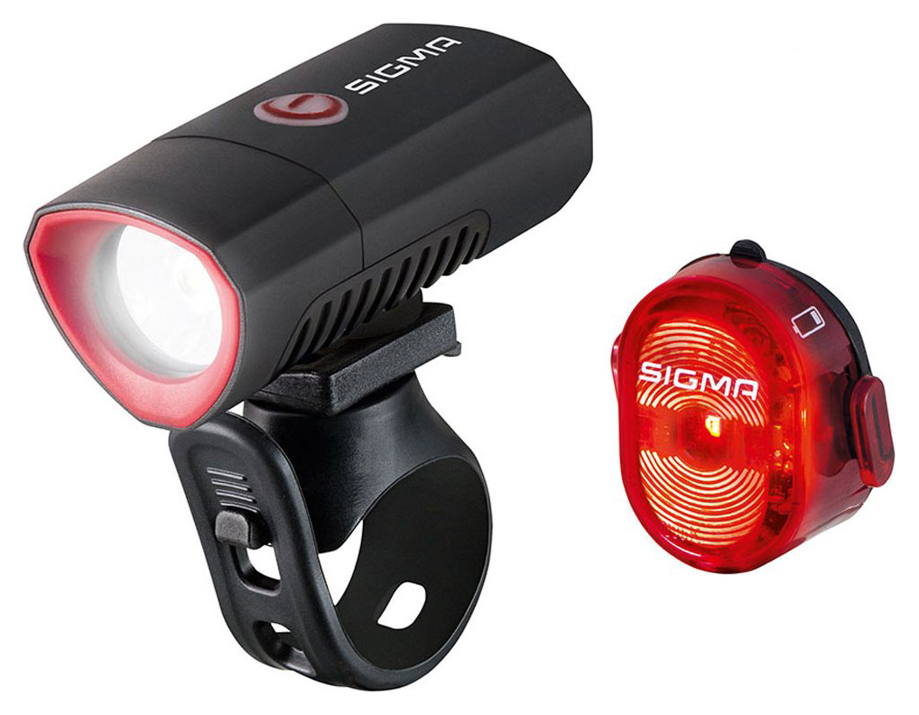 

Комплект фонарей велосипедных Sigma Sport Buster 300/ Nugget II Flash (SD19550), Черный
