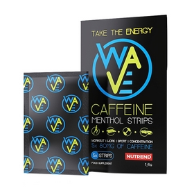 Пластинки освежающие Nutrend Wave Caffeine Menthol Strips, 1400 мг (NUT-2050)