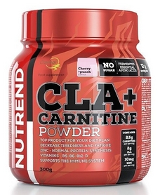 Жиросжигатель Nutrend CLA + Carnitine Powder, 300 г (NUT-2024)