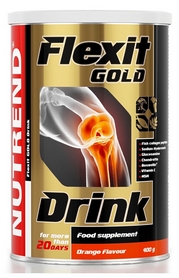 Напиток-хондропротектор Nutrend Flexit Drink Gold - апельсин, 400 г (NUT-1867)