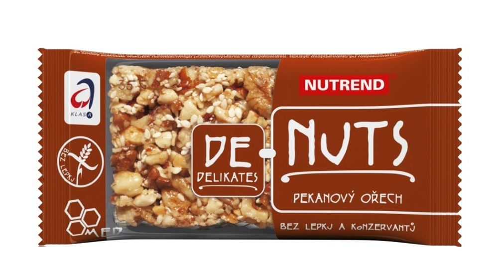 Батончик зерновой Nutrend De-Nuts - пекан, 35 г (NUT-1688) - купить в ...