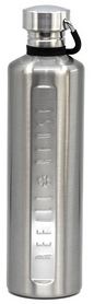 Бутылка для воды Cheeki Classic Single Wall Matte - серебряная, 1 л (CB1000SI1) - Фото №2