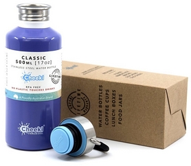 Бутылка для воды Cheeki Classic Single Wall Lavender - синяя, 500 мл (CB500LV1) - Фото №3