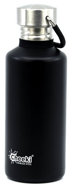Бутылка для воды Cheeki Classic Single Wall Lavender - черная, 500 мл (CB500MB1)