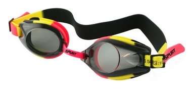 Очки для плавания детские Spurt 1200 AF, оранжево-желтые (000-0179)