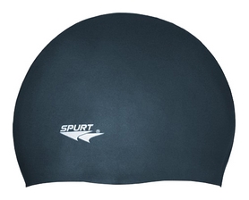 Шапочка для плавания Spurt Solid Color F 248, темно-синяя (000-0454)