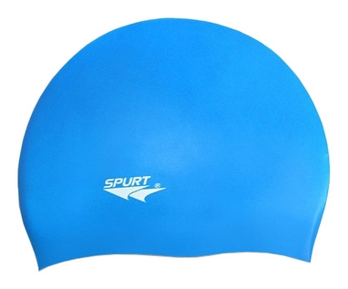 Шапочка для плавания Spurt Solid Color SC 12, светло-синяя (000-0452)