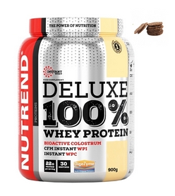 Протеин Nutrend Deluxe 100% Whey - шоколадное печенье, 900 г (NUT-1773)