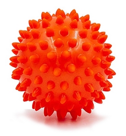 Мячик-массажер резиновый Zelart FI-5653-7, диаметр - 7 см, красный