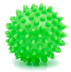 Мячик-массажер резиновый Zelart FI-5653-7, диаметр - 7 см, зеленый