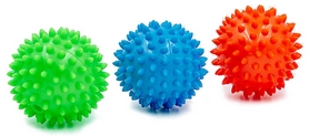 М'ячик-масажер гумовий Zelart FI-5653-7, діаметр - 7 см, синій - Фото №2