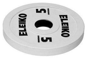 Диск олимпийский тренировочный Eleiko, 5 кг (124-0050R) - Фото №2