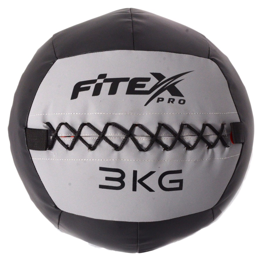 

Мяч набивной (вобол) Fitex, 3 кг (MD1242-3), Черный