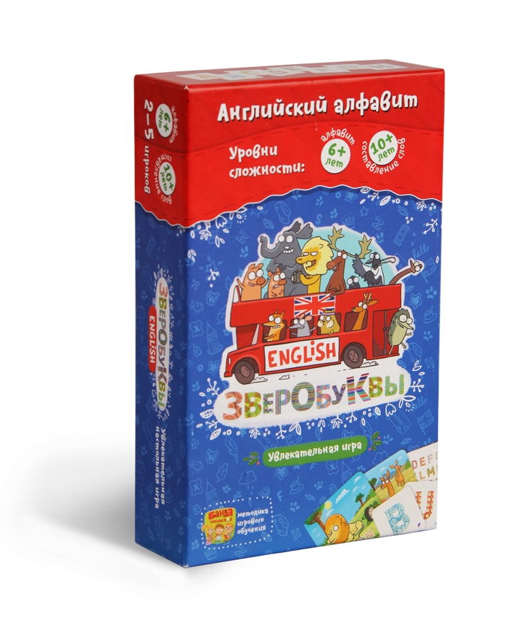 

Игра настольная Зверобуквы English