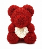 Мишка из роз c сердцем UFT Bear Flowers UFT B2 - красный, 40 см (B2Red)