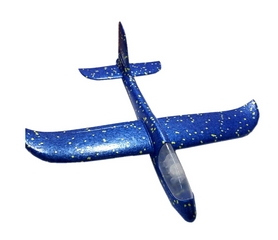 Літак планер метальний світиться по всій довжині UFT Touch Sky Plane Original - синій, 48 см (BlueG3)
