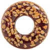 Круг надувной детский Intex Пончик шоколад, 114 см (56262)