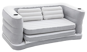 Диван-кровать надувной Bestway 75063 + 2 подушки Multi Max II Air Couch, 160х200х64 см - Фото №2
