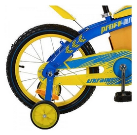 Велосипед детский Profi Ukraine 16BX405UK - 16", желто-голубой - Фото №2