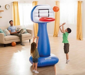 Игровой центр надувной Intex "Баскетбол", 104х97х207 см (57502) - Фото №2