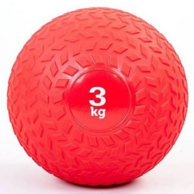 Мяч набивной слэмбол для кроссфита рифленый Record Slam Ball FI-5729-2, 3 кг