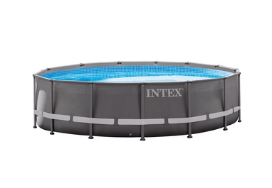 Бассейн каркасный Intex 26334 с фильтрующим насосом и аксессуарами, 610х122 см