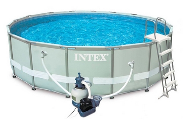 Бассейн каркасный Intex с фильтрующим насосом и аксессуарами, 549х132 см (28332)