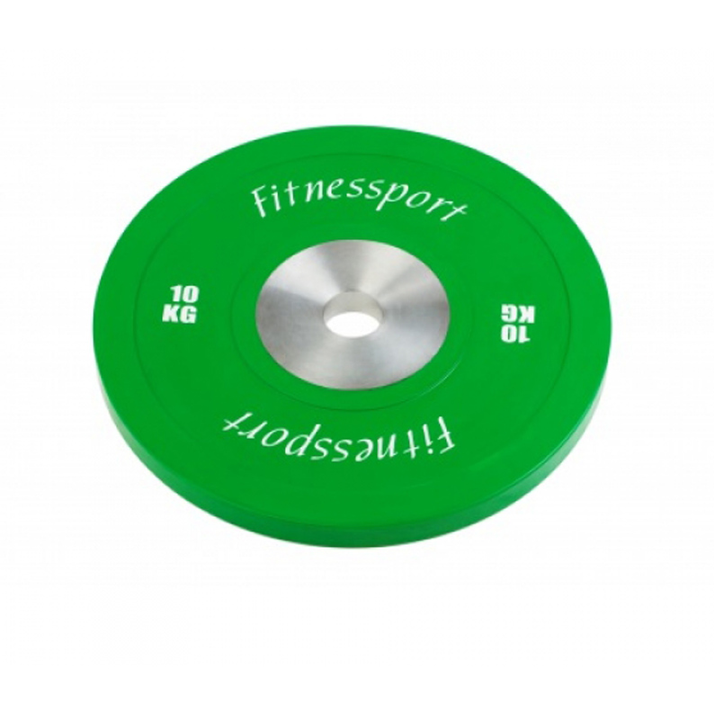 

Диск для кроссфита соревновательный Fitnessport RCP 22-10 - зеленый, 10 кг
