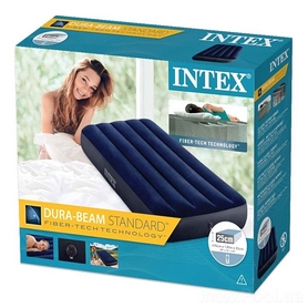 Матрас надувной односпальный Intex Classic Downy Airbed, 76х191х25 см (64756) - Фото №4