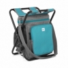 Термосумка-рюкзак-складаний стілець Spokey Mate 3 в 1 40 л Сіро-блакитний (s0396)