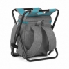 Термосумка-рюкзак-складаний стілець Spokey Mate 3 в 1 40 л Сіро-блакитний (s0396) - Фото №2