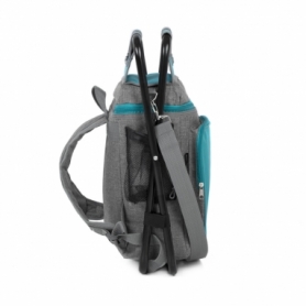 Термосумка-рюкзак-складаний стілець Spokey Mate 3 в 1 40 л Сіро-блакитний (s0396) - Фото №6