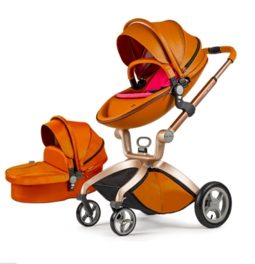 Универсальная коляска 2 в 1 Hot Mom Коричневая (HM5599767)
