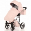 Детская коляска 2 в 1 Tako Junama Enzo Go 02 Розовая на серебряной раме (13-JEG02) - Фото №5