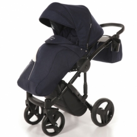 Детская коляска 2 в 1 Tako Junama Diamond 01 Темно-синяя (13-JD01) - Фото №4
