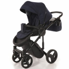 Детская коляска 2 в 1 Tako Junama Diamond 01 Темно-синяя (13-JD01) - Фото №5