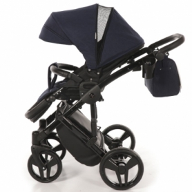 Детская коляска 2 в 1 Tako Junama Diamond 01 Темно-синяя (13-JD01) - Фото №6