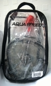 Маска полнолицевая с трубкой Aqua Speed Prism L Прозрачный (aqs010) - Фото №2