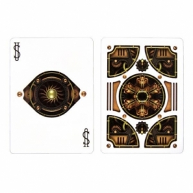 Карти для гри в покер USPCC Bicycle Steampunk Gold (krut_0675) - Фото №2