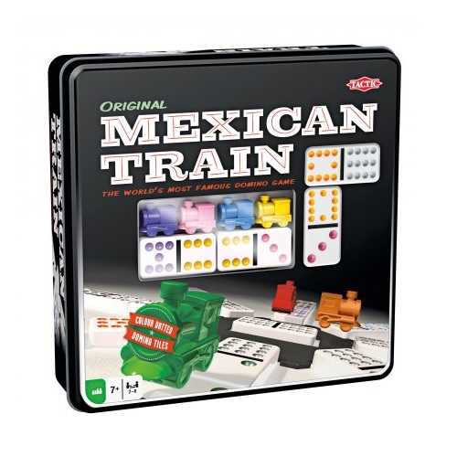 

Игра настольная Мексиканский Поезд в жестяной коробке (Mexican Train)