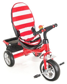 Велосипед детский 3х колесный Tobi Junior KidzMotion, красный (115001/red) - Фото №3