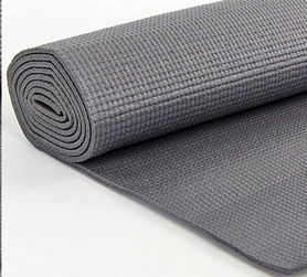 Коврик для фитнеса Pro Supra Yoga Mat серый 4 мм - Фото №2
