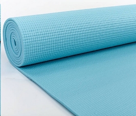 Килимок для фітнесу Pro Supra Yoga Mat блакитний 4 мм - Фото №3