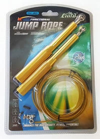 Скакалка скоростная Pro Supra CM-J601-GLD, золотая - Фото №2