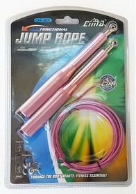 Скакалка скоростная Pro Supra CM-J601-PK, розовая - Фото №2